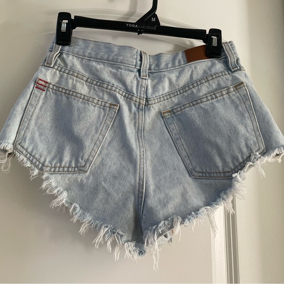 High rise cheeky denim shorts from Urban Outfitters - Picture 2 of 5